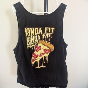 Kinda Fit Kinda Fat Plateroni Pizza Tank